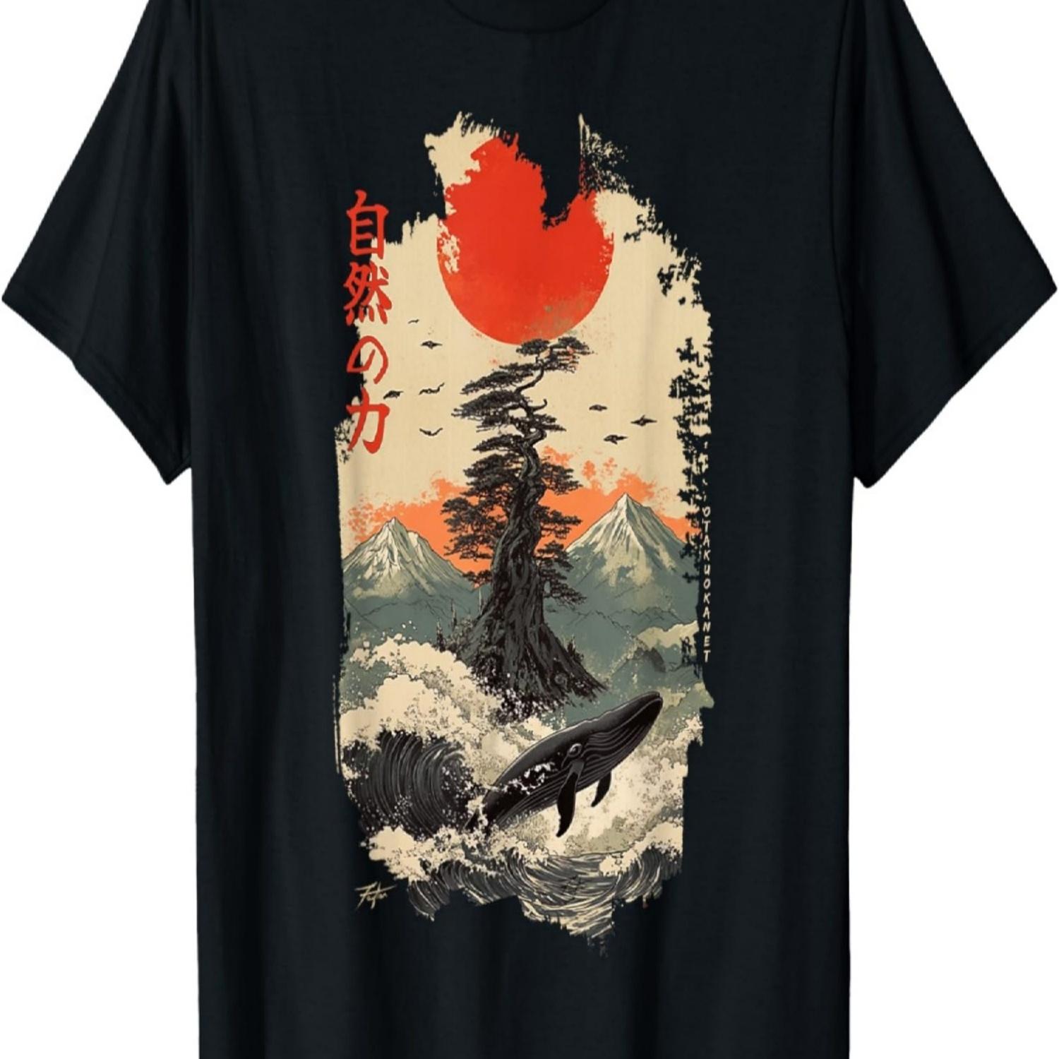 Japan Retro 80s 90s in  Cherry Blossoms Vaporwave T-Shirt S чёрный