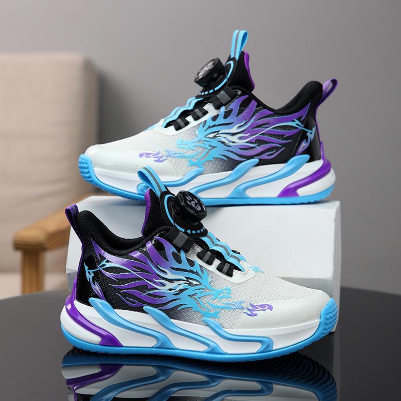 2024 Buty do koszykówki Chłopcy Rok Smoka - Oddychająca siateczka dla dzieci