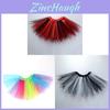 Adult Tutu Skirt With Rainbow Patchwork Tulle Fabric For Ballet Dancing Performance