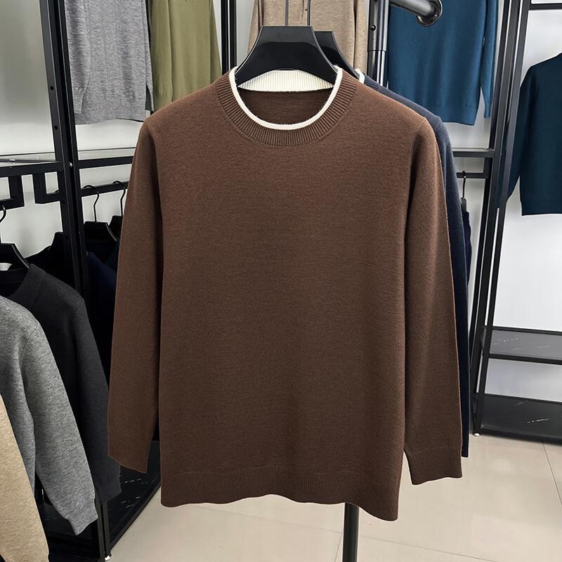 IMAGINEX Men s Old Money Style Colorblock Knit Sweater 125
