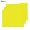 50Pcs Manila File Folders Standard Letter Size File Folders Business Document Organizers Home Office Organization School Supplies