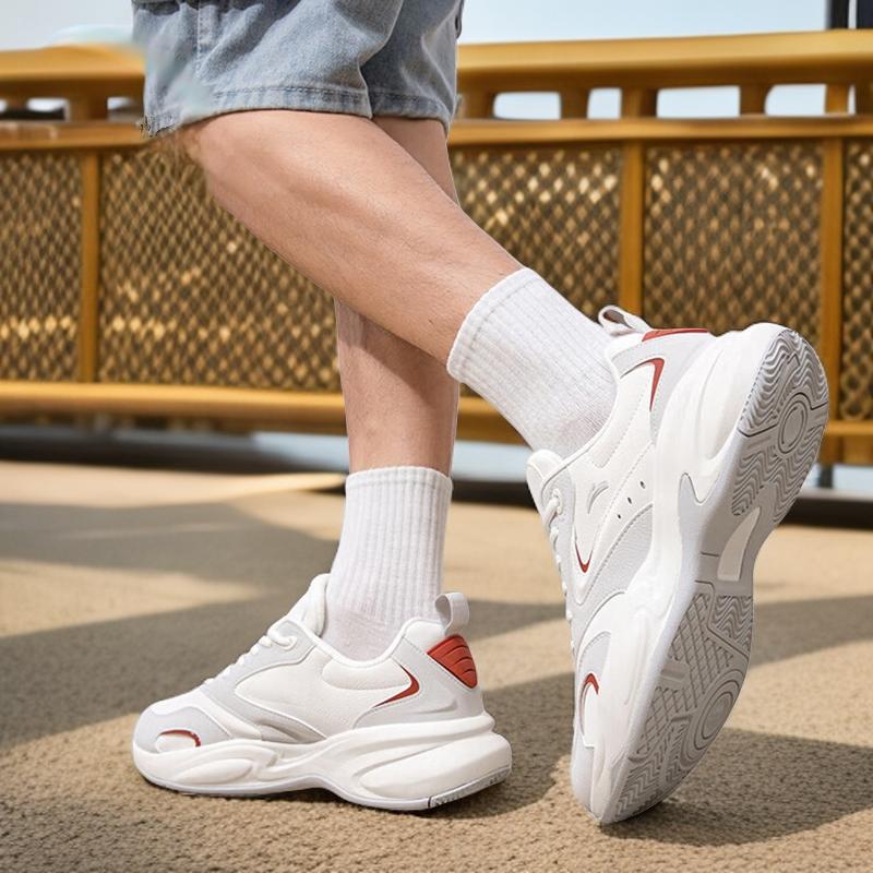 Anta ACE Slip Resistant, Abrasion Resistant, Breathable, And Rebound Coverage Low top Running Shoes Men's White Black 912438812-4