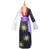 Anime Boa Hancock Cosplay With Cloak Boa Dress Costume Sailor Suit Boa Hancock Cosplay Costume Custom size Black Dress Earrings
