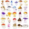 51 Kawaii Ghost Mushroom Stickers – Hand-Painted, Non-Infringing Decor for Water Cups & Planners