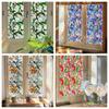 Rainbow Double-Sided Static Cling Glass Sticker - Inlaid Pattern PVC Film
