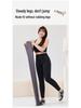 Damen High-Waist Yoga-Hose in Übergröße - Herbst/Winter Samtgefüttert, Schlanke Passform, Rutschfest, Warme Basisschicht