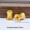 S925 Silver Ancient Gold Four-Leaf Clover Spacer Beads for DIY Jewelry: Bracelet & Necklace Craft Accessories.