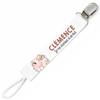 Planetee Pacifier Clip for Name CLEMENCE I Live On Love and Milk Cow | Pacifier Clip Baby Shower Gift