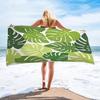 Palm Leaf Beach Towels Soft Microfiber Lightweight Sport Pool Towels Palm Leaves Bath Towel Sandless Quick Dry Swimming Cover
