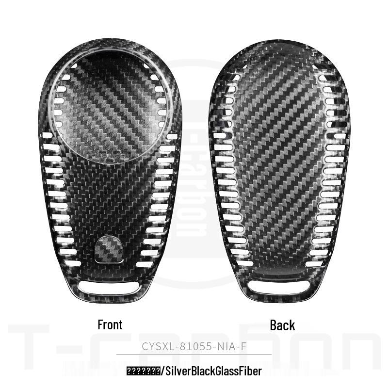 Real Carbon Fiber Key Shell for NIO ES68: Durable Protective Carbon Cover