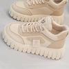 Sneakers female students 2025 new autumn women's shoes high-top small versatile height-increasing white shoes