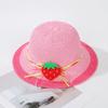 Strawberry Hat Cartoon Carrot Beach Sunscreen Fashion Children's Travel Summer Cool Hat