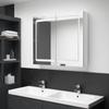 Day & Night - Day & Night Bathroom Cabinet with Bright White LED Mirror 80x12x68 Cm