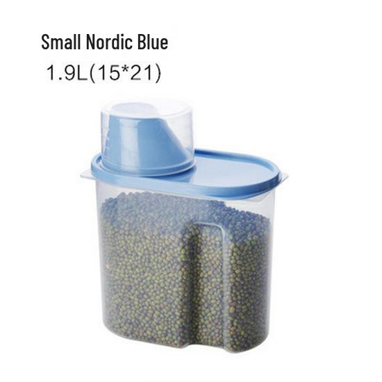 Airtight Food Storage Container for Grains, Nuts, and Cereal