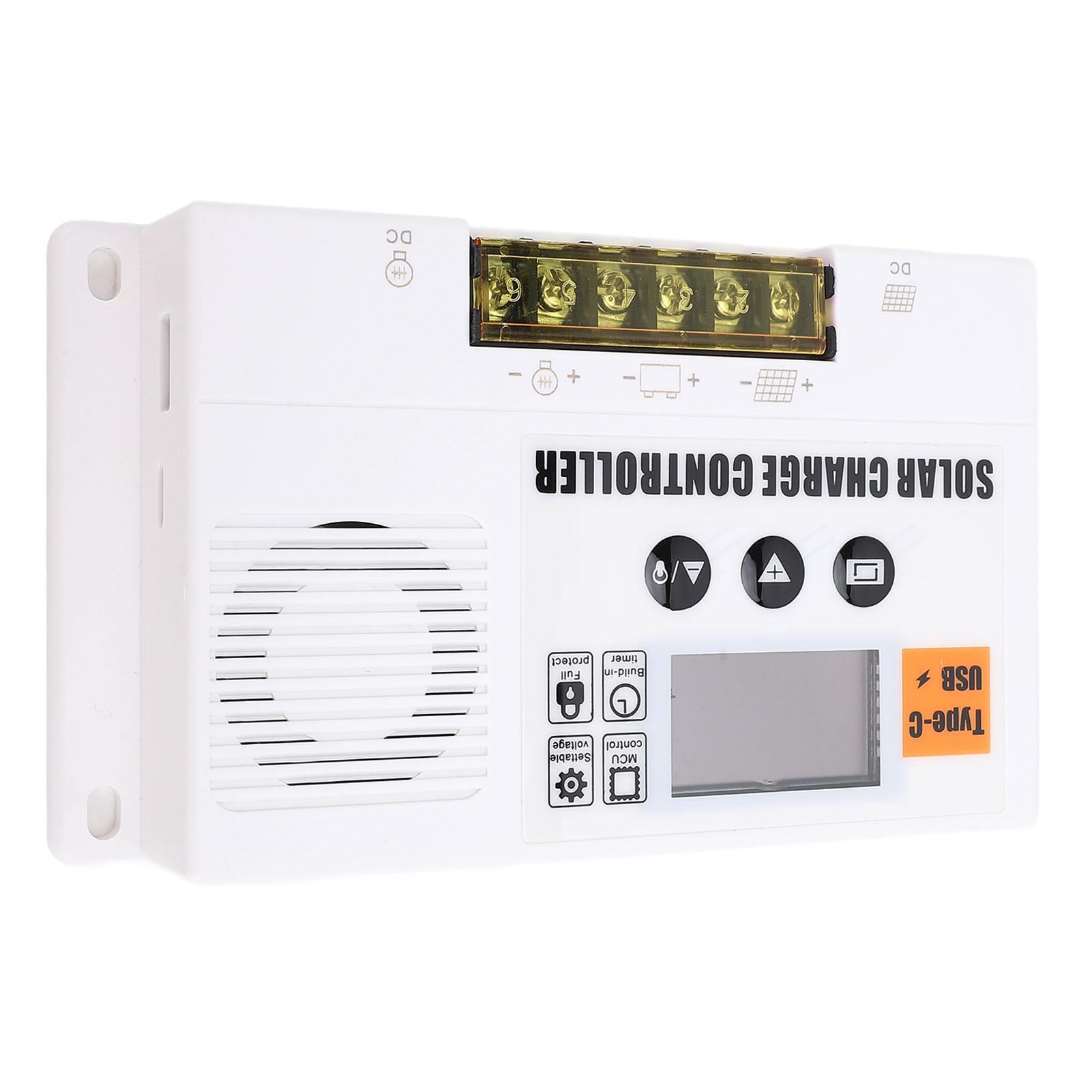 Solar   Controller PWM 12V 24V Automatic Adaptation Solar Panel Regulator for Off Grid Systems
