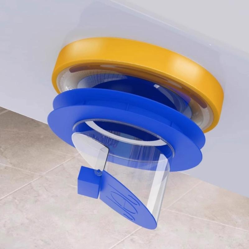Toilet Flange Sealing Rings Toilet Bowl Gasket Flange Rings with Backflow Prevention Valves Bathroom Parts Easily Use