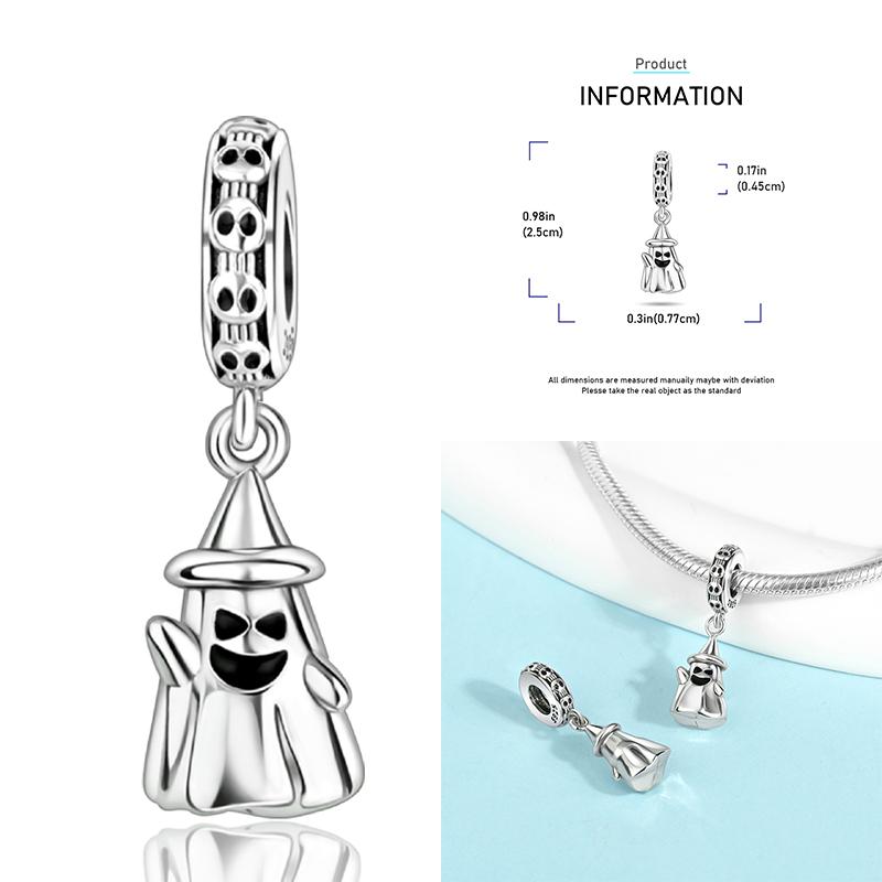 Christmas Charms Copper Elk Santa Claus Bead Snowflake Bell Snowman Charm Fit Original Bracelet Diy Jewelry