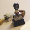 Retro Style Date Roller Stamp - Adjustable Postmark Effect for Journals