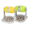 Rolling Treat Dispenser Dog Toy With Food Opening NonSlip Base Interactive Feeding Game For Canine Enrichment