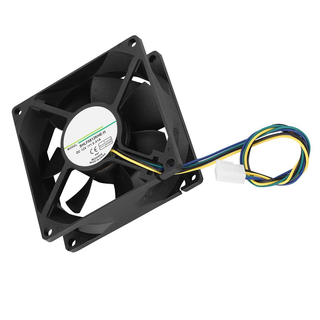 SHLF0812KHE 11 DC12V 0.41A 8CM 4Pin PWM Temperature Control Chassis Cooling Fan Cooler