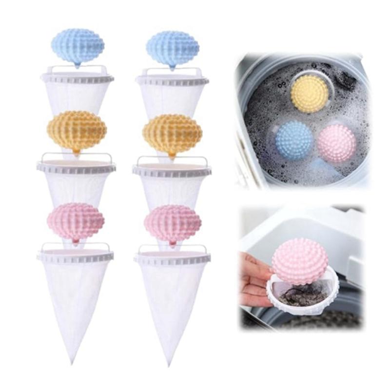 Good-6 Pack Floating Hair Filtering Mesh Removal,Hair Remover For Laundry,Lint Catcher For Washing Machine