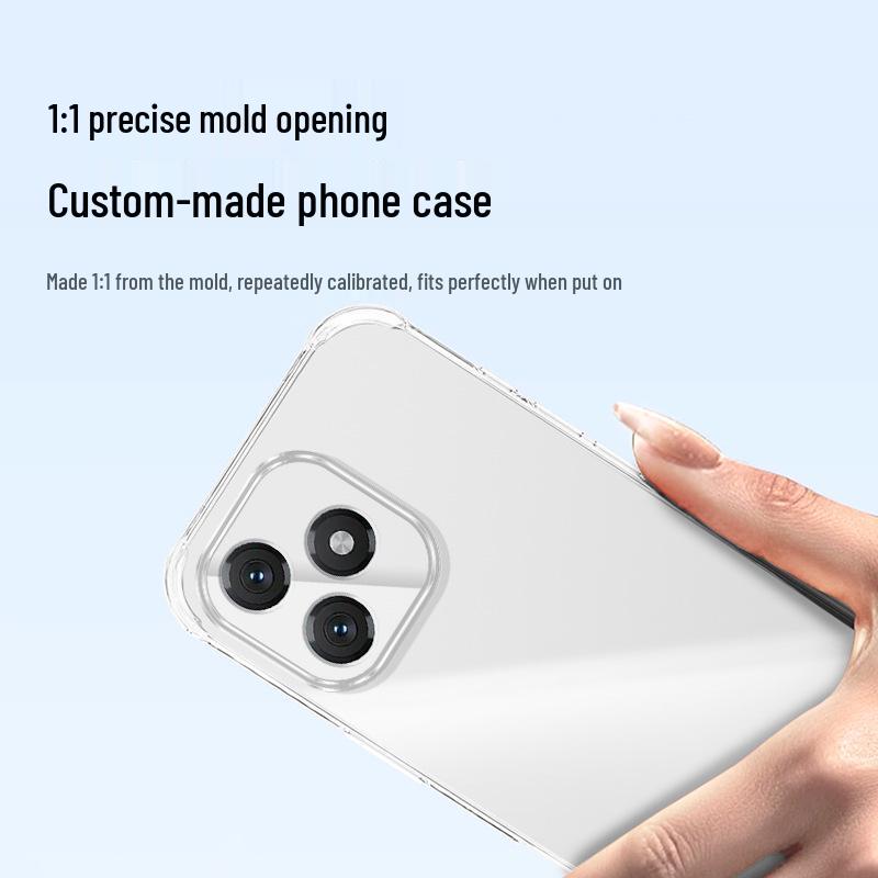 Compatible Huawei Enjoy 80/80pro/80s Airbag TPU Transparent Phone Case - Four Corner Drop-Proof Design