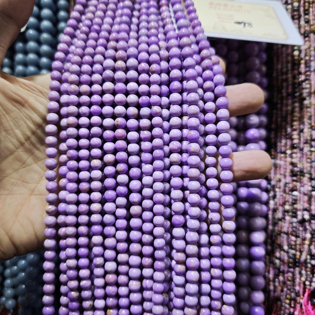 Purple Series Amethyst & Super Seven Crystal Beads: Round, Natural Stone, DIY Jewelry Accessories