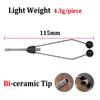 Kylebooker 25pcs Assorted 200D Fly Tying Thread for Size 6-14 Flies Fly Fishing Lure Making Material & Bi-ceramic Tip Bobbin Holder