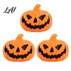 Durable Plastic Festive Supplies 3Pcs Halloween LED Pumpkin Light Spooky Ghost Hanging Holiday Ornaments Decor for Bar Glowing Haunted House