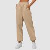 Four Season Solid Color Women's Fashion Loose  Lace-up Sweatpants Casual Version Trousers with Pockets