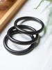 Ethnic Style Wenwan Jewelry - Blood Sandalwood, Green Sandalwood, Ebony, Rosewood, and Agarwood Thin Bangle Bracelet (0.8 Round Bar).