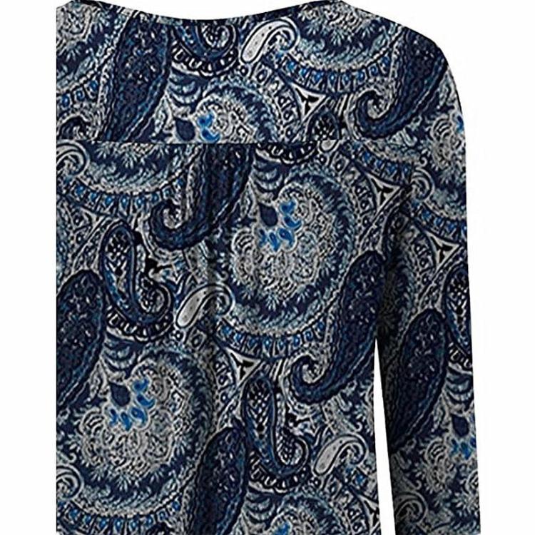 Trendy Large Size Women's Casual Shirt Printed Loose Top Long Sleeved Fashion Spring Autumn New