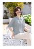 Chiffon Blouse for Summer 2026: Elegant Short Sleeve Chinese Style for Moms