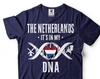 Niederlande DNA Flagge T-Shirt: Niederländisches Stolzgeschenk