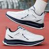Running Shoes Men Lightweight Anti-slip Wear-resistant Casual Shoes Men Lace-up Sports Solid Color Breathable Walking Shoes Men