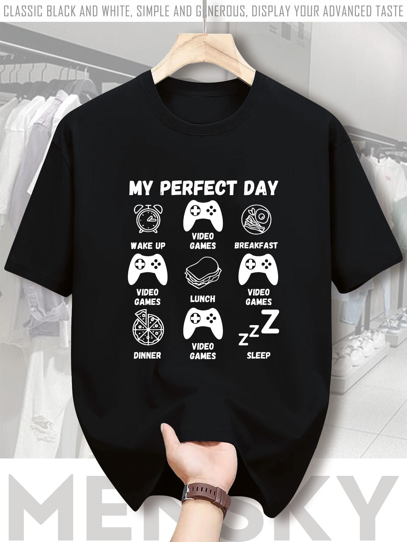 

New casual gaming-themed T-shirt - My Day design L