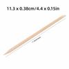 200pcs Double Heads Wooden Cuticle Pusher Wooden Stick Cuticle Remover Stick  Manicure