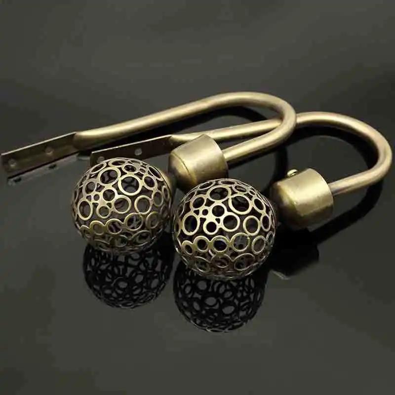 Carved Small Crystal Ball Aluminum Alloy Curtain Wall Hook Crystal Curtain Storage Vacation Home Decoration