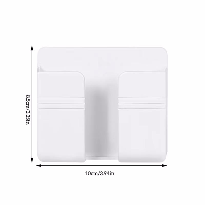 1-3PCS Phone Shelf Self-Adhesive Cell Phone Remote Control Storage Shelf Wall Bedside Adhesive Shelf Bathroom Accessories