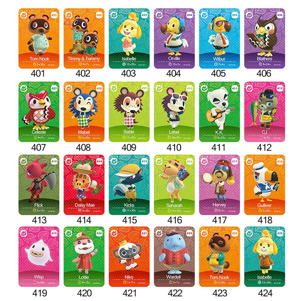 48Pcs Animal Crossing Series 5 Mini Nfc Game Cards For Ns Switch