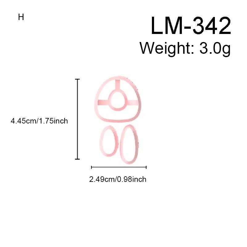 Unique Shaped Polymer Clay Molds Clay Cutting Molds Tools For Diy Earring Jewelry Ornaments