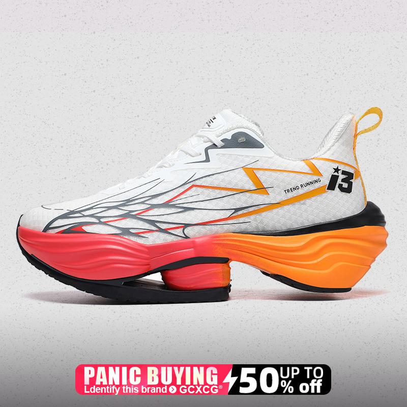 

Running Shoes Carbon Board Speciality Marathon Men Sports Breathable Lightweight Women s Comfortable Athletic Nonskid Sneakers 36 помаранчевий