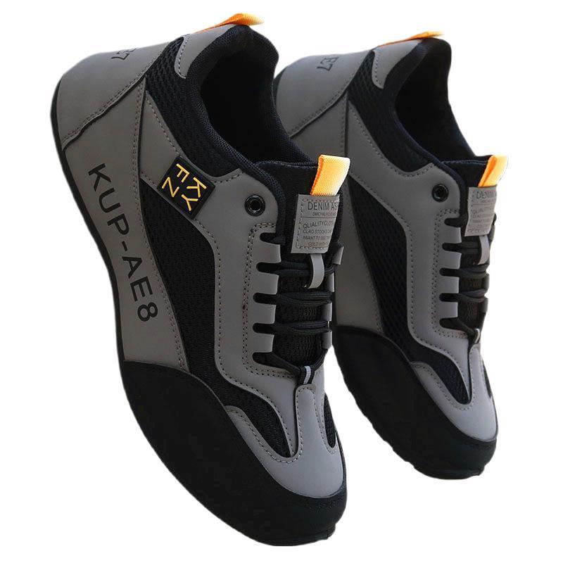 Brand Men's 2025 Waterproof Leather Sneakers - Non-Slip, Versatile Casual Shoes for Spring and Autumn