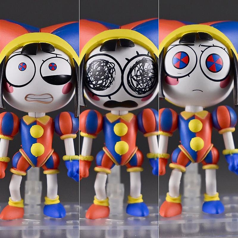 10CM Erstaunlicher Digitaler Zirkus #2583 Puppen Q Version Pomni Actionfigur Clown Erstaunlicher Digitaler Zirkus Figur PVC Sammelspielzeug