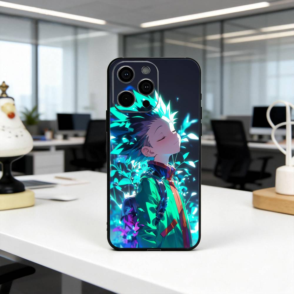 H-Hunter G-Gon F-Freecss H-Hunter-GF Handyhülle Für iPhone 17, 16,15,14,13,12,11 Plus,Pro Max, Andere Weiche Schwarze Hülle