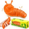 Fidget Slug 3D Printed Articulated Slug Fidget Toy, Stim Toy Slug Toys, Large Sensory Toys for Adults Kids Relief Anti-Anxiety Valentine's Day Gifts
