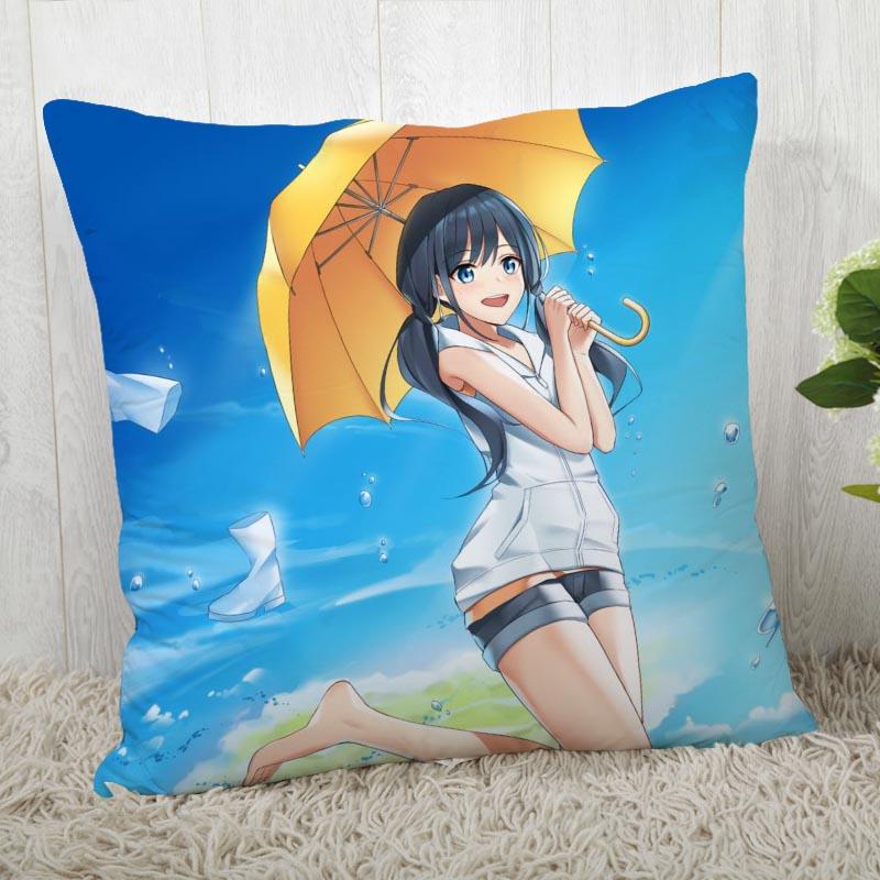 Tenki No Ko (Weathering With You) Pillow Cover Customize Pillowcase Modern Home Decorative Pillow Case For Living Room