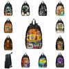 Al Italian Brainrot Pattern Backpack Breathable Student Schoolbag Gift Casual