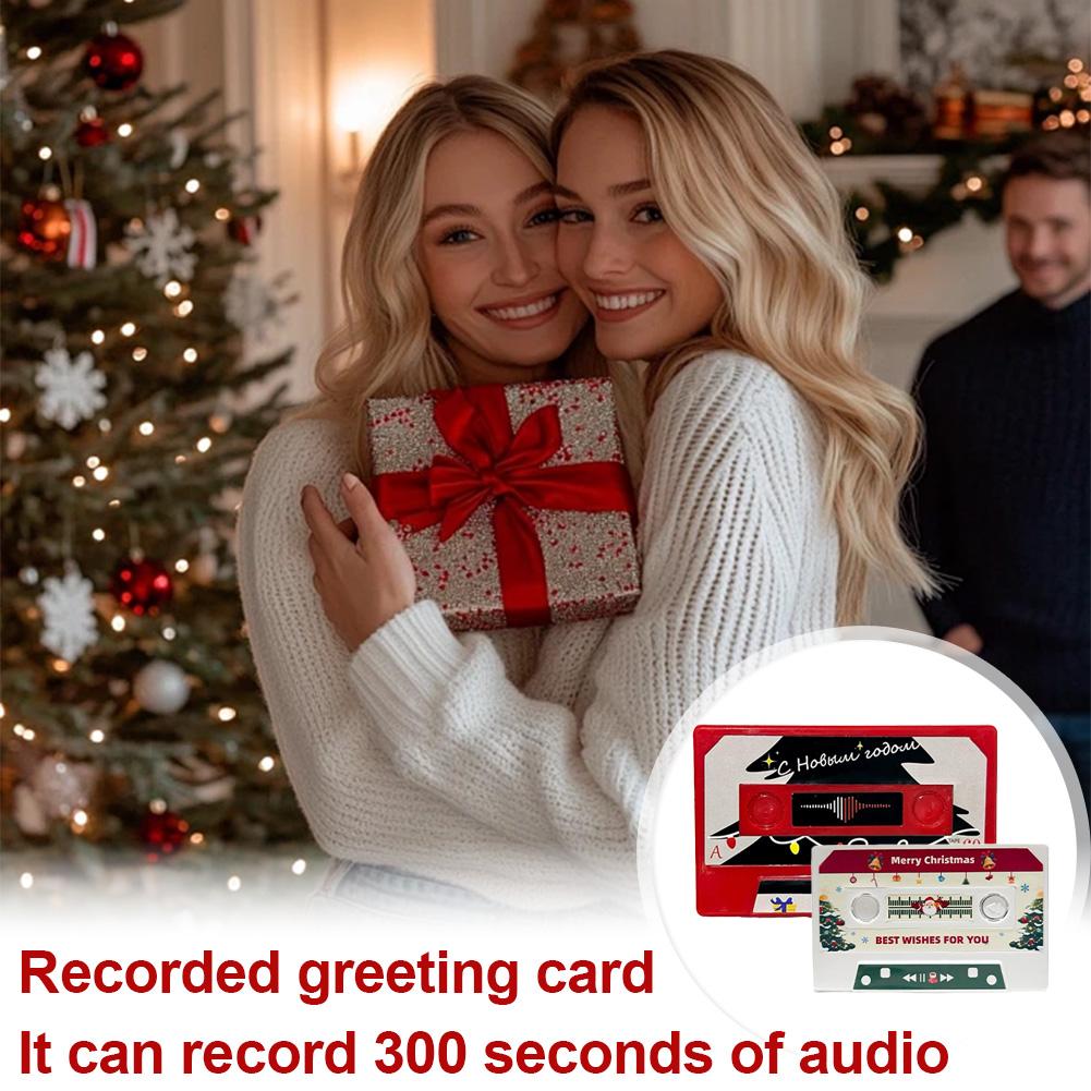 Recording Voice Card Tape Greeting Card Recordable 300 Seconds DIY Recording Music Card Valentine's Day Teacher's Day Gift