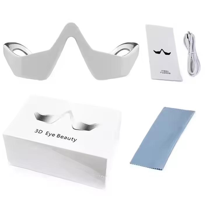 3D Red Light Portable Electric Eye Massager for Home Beauty Therapy